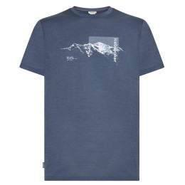 Pánske funkčné tričko Icebreaker Men M 150 Tech Lite SS Tee Pure Altitude sivá/modrá Dawn