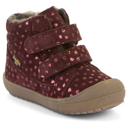 Detské zimné topánky Froddo Ollie Wool Tex Bordeaux vínová bordeaux