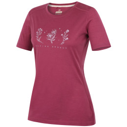Dámske tričko MOOA Merino Lyolite Bloom 150 Short ružová dark pink