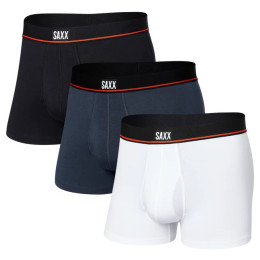 Pánske boxerky Saxx Non-Stop Stretch Cotton Trunk 3Pk čierna/biela black/deep navy/white