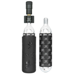 Pumpička Peaty´s Holeshot Co2 Pumpa + Bombičky 2 Ks - Mtb čierna black