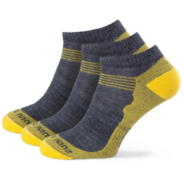 Ponožky Zulu Merino Summer 3-pack sivá/žltá grey/yellow