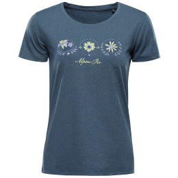 Dámske funkčné tričko Alpine Pro Sassa tmavomodrá DK.METAL BLUE