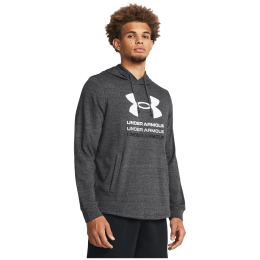 Pánska mikina Under Armour UA Rival Terry Graphic Hood sivá Gray