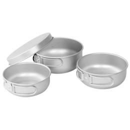 Sada riadov Easy Camp Adventure Ultra Light Cook Set strieborná Silver