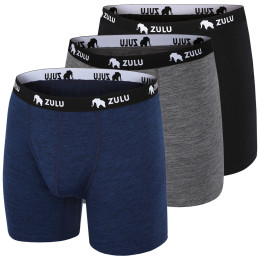 Pánske boxerky Zulu Merino 160 6in 3-pack
