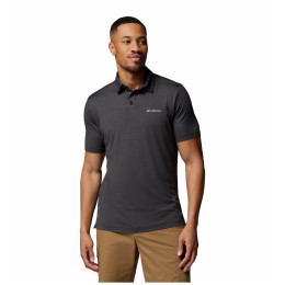 Pánske tričko Columbia Parsons Point™ Polo čierna Black Heather, Shark