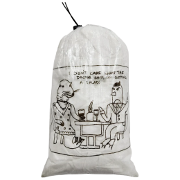 Obal High Tail Designs Drawstring Stuff Sack Date Night biela Date Night