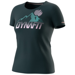 Dámske funkčné tričko Dynafit Transalper Graphic S/S Tee W fialová blueberry/6370