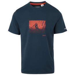 Pánske tričko Regatta Fingal Stretch tmavomodrá MoonLt Denim