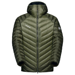 Pánska bunda Mammut Broad Peak IN Hooded Jacket Men zelená 40300 marsh-dark marsh