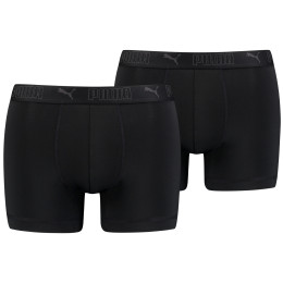 Pánske boxerky Puma Sport Microfiber Boxers 2P čierna Black