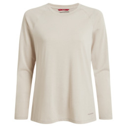 Dámske tričko Craghoppers NosiLife Nour LS T-Shirt béžová Oyster Marl