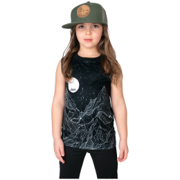 Detské tielko Drexiss Full Diamond Beach Black Coolmax