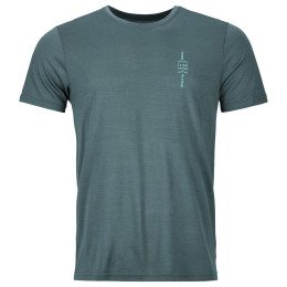 Pánske funkčné tričko Ortovox 150 Cool Climb Local Ts M modrá