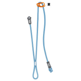 Dvojitá odsedávacia slučka Petzl Dual Connect Adjust modrá Blue