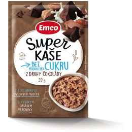 Kaša Emco Super kaša 2 druhy čoko 55g