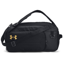 Cestovná taška Under Armour Contain Duo SM BP Duffle čierna Black/Metallic Gold