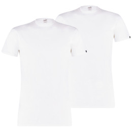 Pánske termotričko Puma Basic 2P Crew Tee biela White