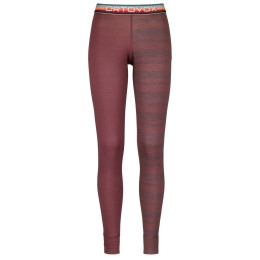 Dámske funkčné spodky Ortovox 185 Rock'N'Wool Long Pants W ružová mountain rose