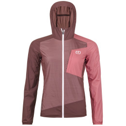 Dámska bunda Ortovox Windbreaker Jacket W ružová/fialová mountain rose