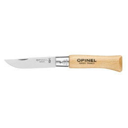 Zatvárací nôž Opinel N°04 Inox prírodný