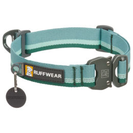 Obojok pre psa Ruffwear Top Rope™ Collar zelená River Rock Green