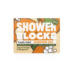 Sprchový gél Shower Blocks Solid Shower Gel EO Range - Sweet Orange & Bergamot oranžová
