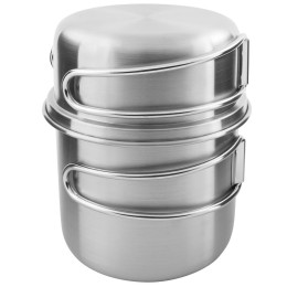 Hrnček Tatonka Handle Mug 500 Set strieborná Silver