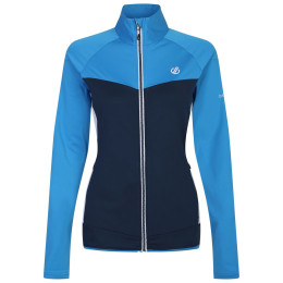 Dámska funkčná mikina Dare 2b Elation II Core Stretch modrá/čierna Moonlight Denim/Swedish Blue