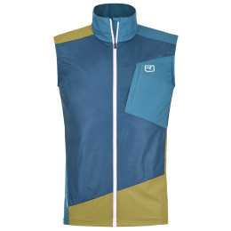 Pánska vesta Ortovox Windbreaker Vest M modrá Petrol Blue