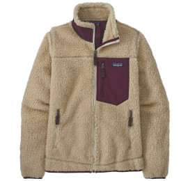 Dámska bunda Patagonia Classic Retro-X Jacket hnedá Dark Natural w/Night Plum