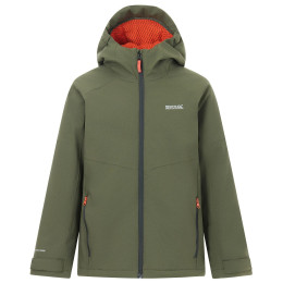 Detská zimná bunda Regatta Hillain Warm Lined Dark Khaki khaki DrkKhaTea