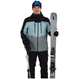 Pánska bunda Fundango Nelson Allmountain Jacket tyrkysová/modrá frosty wave
