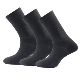 Ponožky Devold Daily Light Sock 3PK čierna Black