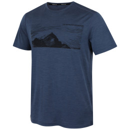 Pánske tričko MOOA Merino Lyolite Highlander 150 Short tmavomodrá navy