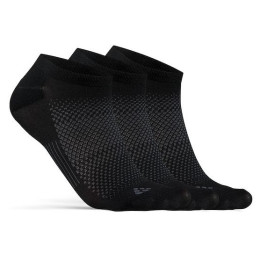 Ponožky Craft Core Dry Footies 3-Pack čierna Black