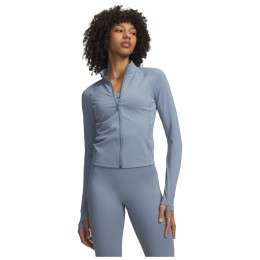 Dámska funkčná mikina Under Armour Vanish Elite Full Zip svetlomodrá Blue Wind / / Metallic Silver