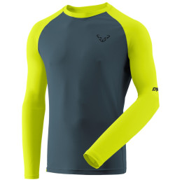 Pánske funkčné tričko Dynafit Alpine Pro M L/S Tee modrá/žltá 5A31 - ultra yellow/0720