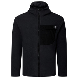 Pánska mikina Dare 2b Firn Hooded Borg Fleece čierna Black