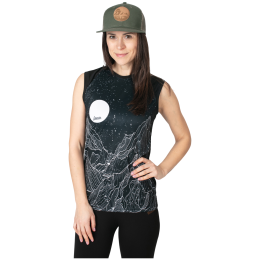 Dámske tielko Drexiss Full Diamond Beach Black Coolmax