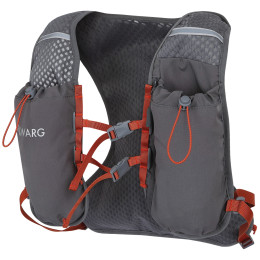 Bežecká vesta Warg Falcon sivá/oranžová grey/orange