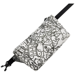 Ľadvinka High Tail Designs Fanny Pack The Vague Outdoors biela/čierna The Vague Outdoors