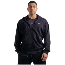Pánska funkčná mikina Nebbia Zipper Hoodie with Embroidery Primal čierna BLACK