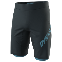 Pánske cyklistické kraťasy Dynafit Ride Light 2in1 Short M modrá/čierna blueberry STORM BLUE/8070