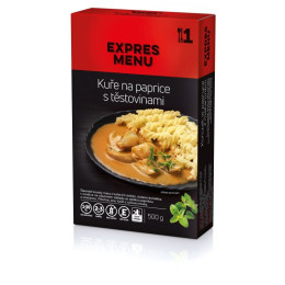 Hotové jedlo Expres menu KM Kuracie mäso na paprike s cestovinami