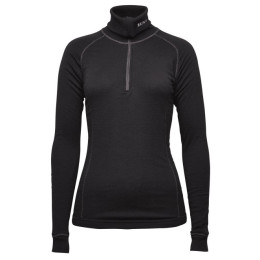 Dámsky rolák Brynje of Norway Arctic Double Zip-polo čierna Black