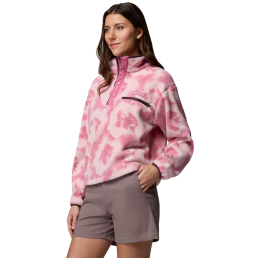 Dámska mikina Columbia Helvetia™ II Printed Cropped Half Snap