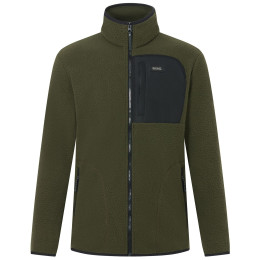 Pánska funkčná mikina Regatta Frankie Borg khaki/čierna DarkKhak/Blk