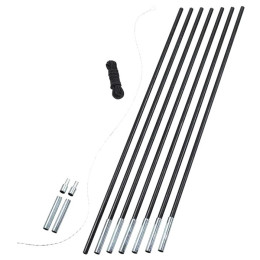 Segmenty Easy Camp Pole DIY Set 9,5 mm čierna Black